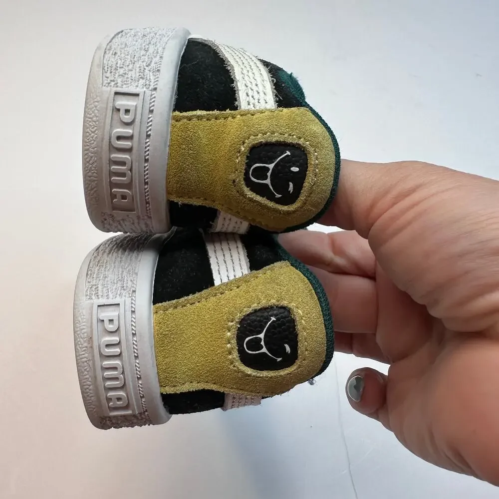 Puma Smileyworld Suede Black Yellow Sneakers